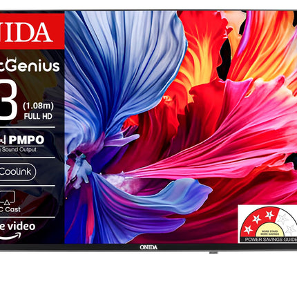 Onida 108 cm (43 inch) Full HD Smart TV 43ACF (Black) 