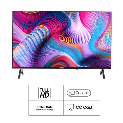 Onida 108 cm (43 inch) Full HD Smart TV 43ACF (Black) 