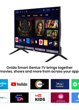 Onida 108 cm (43 inch) Full HD Smart TV 43ACF (Black) 