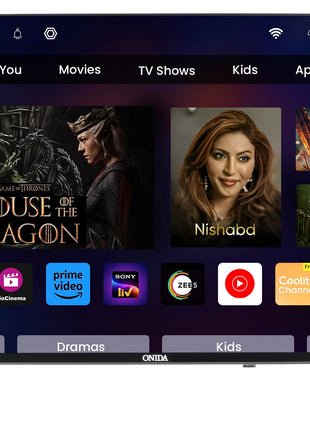 Onida 108 cm (43 inch) Full HD Smart TV 43ACF (Black) 