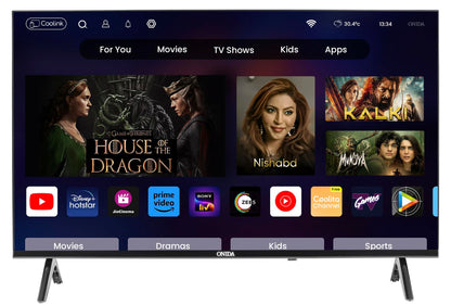 Onida 108 cm (43 inch) Full HD Smart TV 43ACF (Black) 