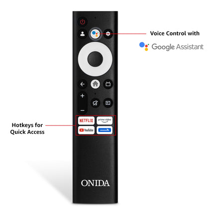 Onida 139 cm (55 inch) Nexg Series 4K Ultra HD LED Smart Google TV 55UZI 