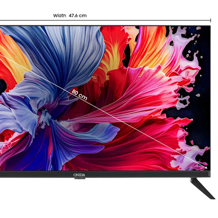 Onida 80 cm (32 inch) HD Ready Smart Google TV 32HAG1 (Black) 
