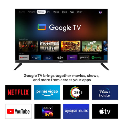 Onida 80 cm (32 inch) HD Ready Smart Google TV 32HAG1 (Black) 