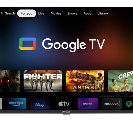 Onida 80 cm (32 inch) HD Ready Smart Google TV 32HAG1 (Black) 