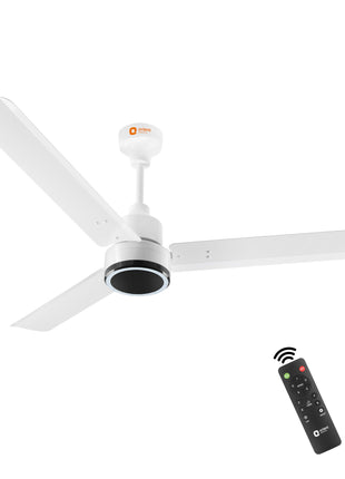 Orient Electric 1200 mm Zeno BLDC | BLDC energy saving ceiling fan with Remote |BEE 5-star rated | Saves up to 50% on electricity bills | 3-year warranty by Orient | White, pack of 1 