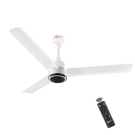 Orient Electric 1200 mm Zeno BLDC | BLDC energy saving ceiling fan with Remote |BEE 5-star rated | Saves up to 50% on electricity bills | 3-year warranty by Orient | White, pack of 1 
