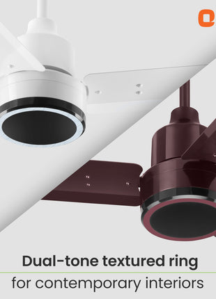 Orient Electric 1200 mm Zeno BLDC | BLDC energy saving ceiling fan with Remote |BEE 5-star rated | Saves up to 50% on electricity bills | 3-year warranty by Orient | White, pack of 1 