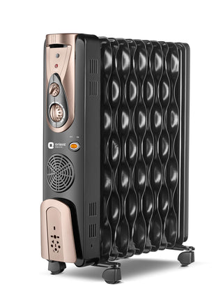 Orient Electric 2900W Oil Filled Radiator With 3 Heat Settings Black 