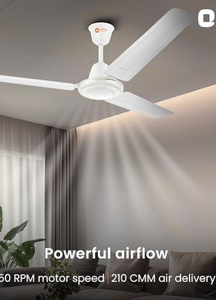Orient Electric Apex-FX 1200mm BEE Star Rated Ceiling Fan (White) 