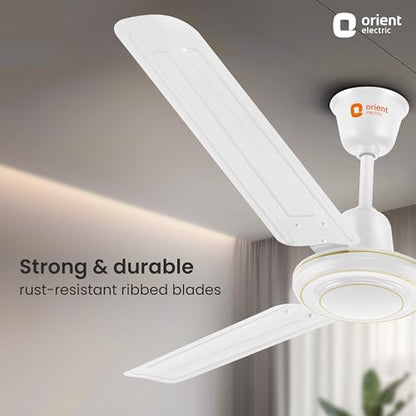 Orient Electric Apex-FX 1200mm BEE Star Rated Ceiling Fan (White) 