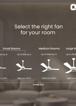 Orient Electric Apex-FX 1200mm BEE Star Rated Ceiling Fan (White) 