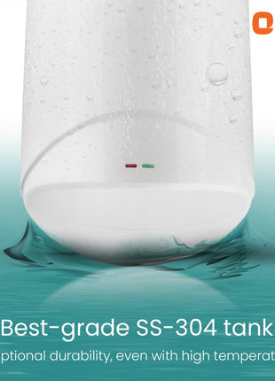 Orient Electric Aura Instant Pro 3L Instant Geyser for Kitchen & Bathroom| 3000W Powerful Heating Element Instant Water Heater | SS Tank | For Low & Mid Rise Buildings| 5 years warranty by Orient 