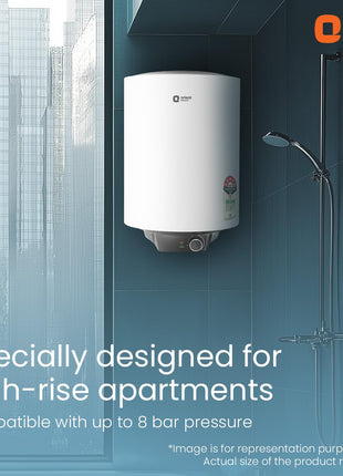 Orient Electric Enamour Classic Pro Geyser|25L Storage Water Heater| High Pressure Epoxy Coated Tank|5 Star rated |8 bar pressure compatibility |Suitable for high rise buildings |5 years tank warranty 