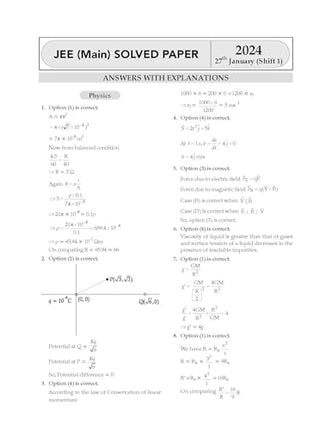 Oswaal NTA JEE (Main) 10 New Pattern Mock Test Papers Book | Fully Solved with Shortcuts | For the 2025 Exam 