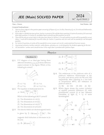 Oswaal NTA JEE (Main) 10 New Pattern Mock Test Papers Book | Fully Solved with Shortcuts | For the 2025 Exam 