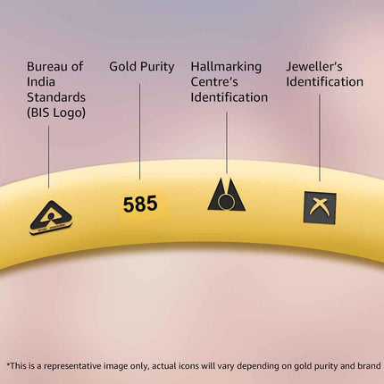 P.C. Chandra Jewellers Women's & Girl's 14kt (585) Yellow Gold With A Rose On A Leaf Design Pendant (without Chain) - 0.6 Grams 