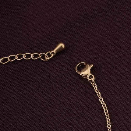 PALMONAS Flower Charm Bracelet for Womens Waterproof & Anti-Tarnish 