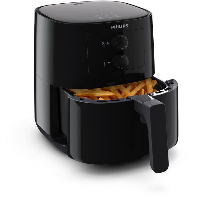 PHILIPS Air fryer for Home, 4.1 Liter, with RapidAir Technology (Black), with additional 1 Yr Warranty by Philips, uses up to 90% less fat (HD9200/90) 