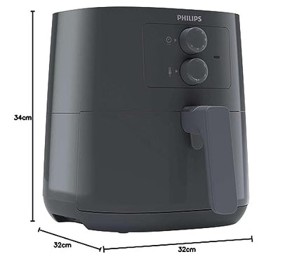 PHILIPS Essential Air Fryer (Slate Grey, HD9200/60, 4.1L, 0.80 kilograms) 