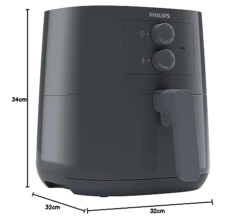 PHILIPS Essential Air Fryer (Slate Grey, HD9200/60, 4.1L, 0.80 kilograms) 