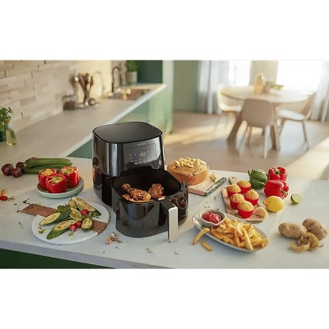 PHILIPS HD9270/70 2000 Watt Digital Air Fryer with Rapid Air Technology (Black)6.2 liter 