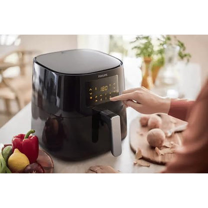 PHILIPS HD9270/70 2000 Watt Digital Air Fryer with Rapid Air Technology (Black)6.2 liter 