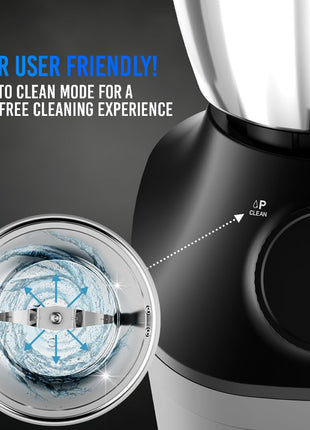 PHILIPS HL7770/00 Mixer Grinder, 800 Watt Powerful motor, 3 Jars, MicroGrind technology : Grind even 1 pepper; Choose Coarse, Fine, or Superfine for perfect textures every time, Grey 