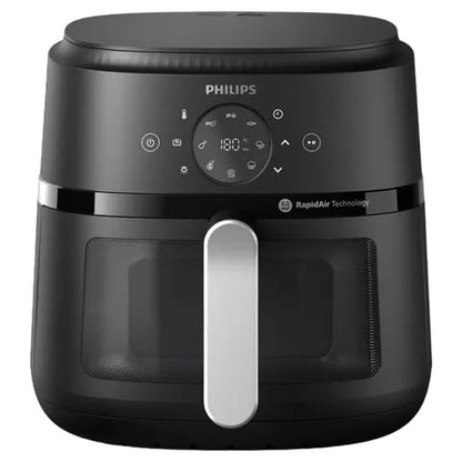 PHILIPS NA221/00 4.2L 1500 Watt Digital Air Fryer with Rapid Air Technology (Black) -NA221/00 
