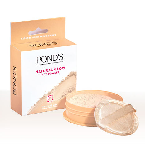 POND's Natural Glow Face Matte Powder For Normal Skin, Bb Glow - 30G, Pink 