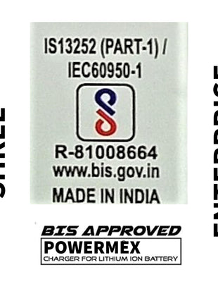 POWERMEX® 12V/1A Auto-Cut Off Charger for Kids Ride On Electric Car Battery Charger for SUV Car, Baby Carriage Ride Toy Battery Power Adapter | BIS Certified 