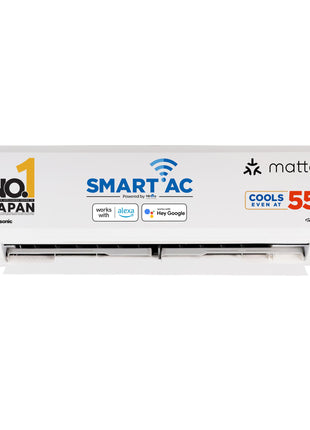 Panasonic 1.0 Ton 4 Star Premium Wi-Fi Inverter Smart Split AC (Matter Enabled, Higher Airflow, Copper Condenser, 7in1 Convertible, True AI, 4-Way, PM 0.1 Filter, CS/CU-NU12AKY4W, White) 
