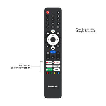 Panasonic 127 cm (50 inches) 4K Ultra HD Smart LED Google TV TH-50PX660DX (Black) 
