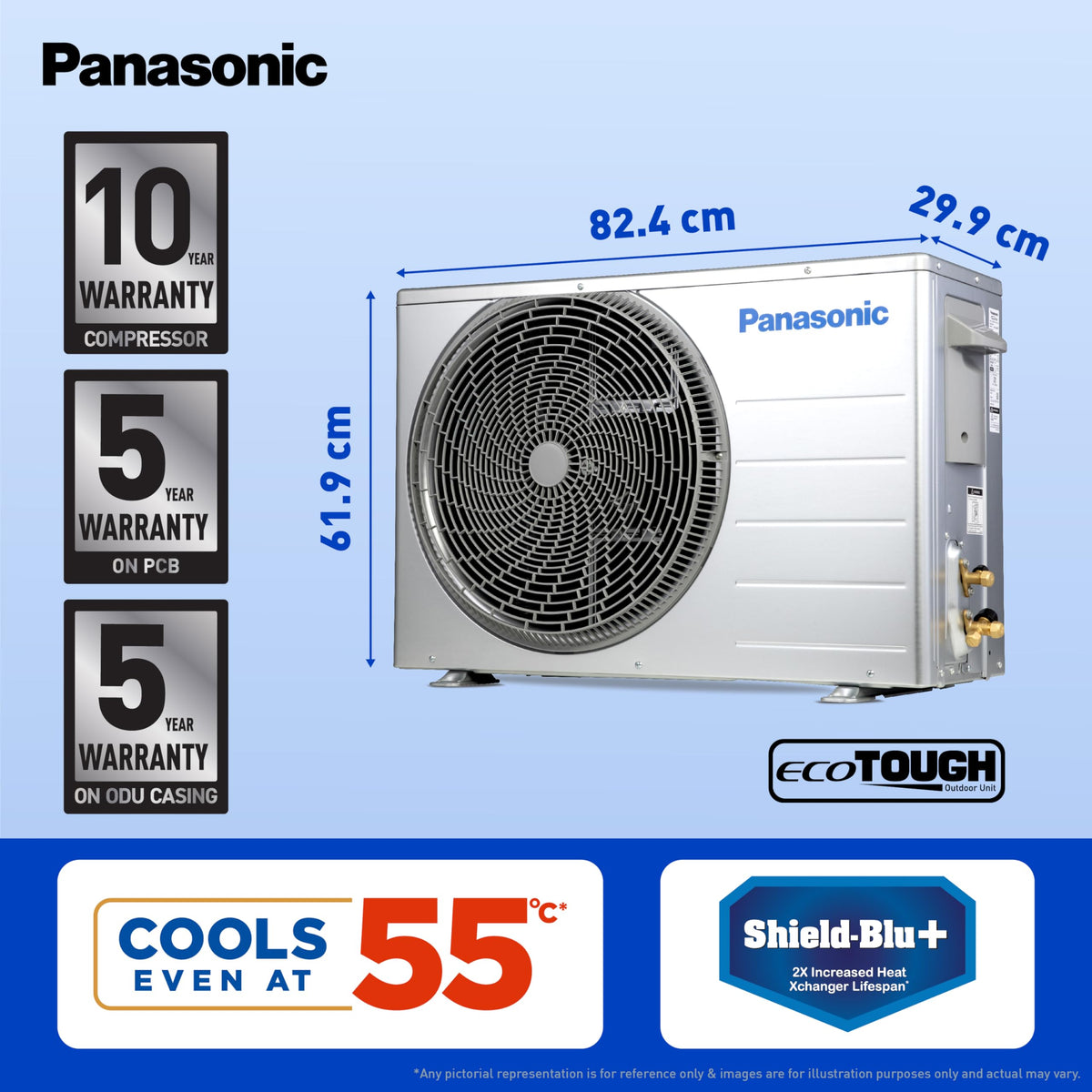 Panasonic 2.0 Ton 4 Star Premium Wi-Fi Inverter Smart Split AC (Matter Enabled, Higher Airflow, Copper Condenser, 7in1 Convertible, True AI, 4-Way, PM 0.1 Filter, CS/CU-NU24AKY4W, White) 