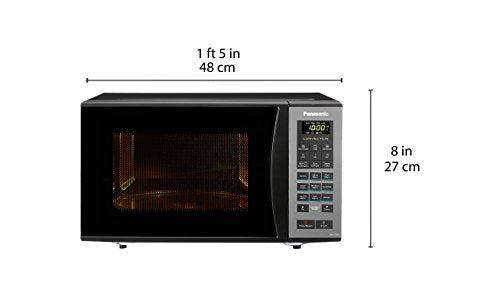 Panasonic 23L Convection Microwave Oven(NN-CT353BFDG,Black Mirror, 360° Heat Wrap, Magic Grill) 