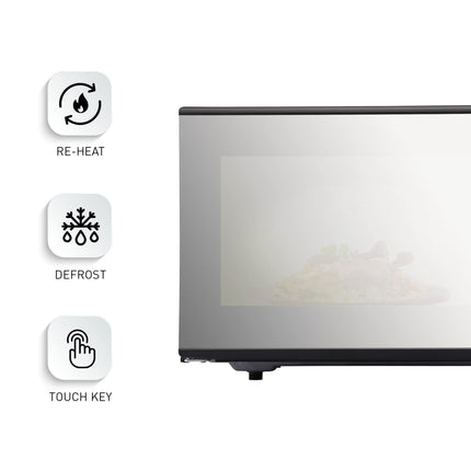 Panasonic 23L Convection Microwave Oven(NN-CT353BFDG,Black Mirror, 360° Heat Wrap, Magic Grill) 