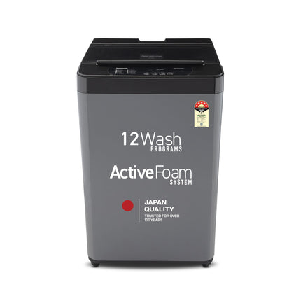 Panasonic 7 Kg 5 Star Fully-Automatic Top Load Washing Machine (2025 Model, NA-F70LF4CRB, Charcoal Inox Grey, 12 Wash Program, Active Foam Wash Technology, Antibacterial Water Inlet) 
