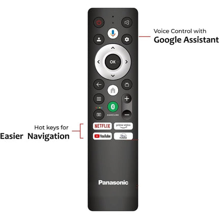 Panasonic 80 cm (32 inches) HD Ready Smart LED Google TV TH32MS660DX (Black) 