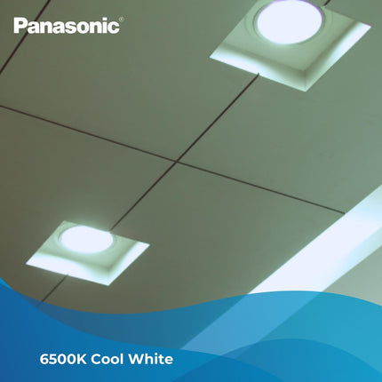 Panasonic 9 Watt LED Concealed Downlighter, LED Recessed Downlight, 85mm Cut Out, BIS & ROHS Certified, 4KV Surge Protection, Cool White Light (PDLM34097) 
