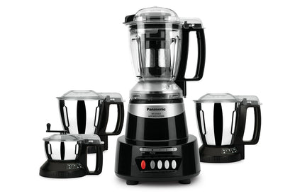 Panasonic Mixer Grinder MX-AV425 (Charcoal Black)Elements Series Powerful 1500W(Max Motor Lock Wattage)4 Jar(Three-304-SS Stainless Steel & 1Juicer Extractor Jar)|Warranty 2 Yrs Product & 5 Yrs Motor 