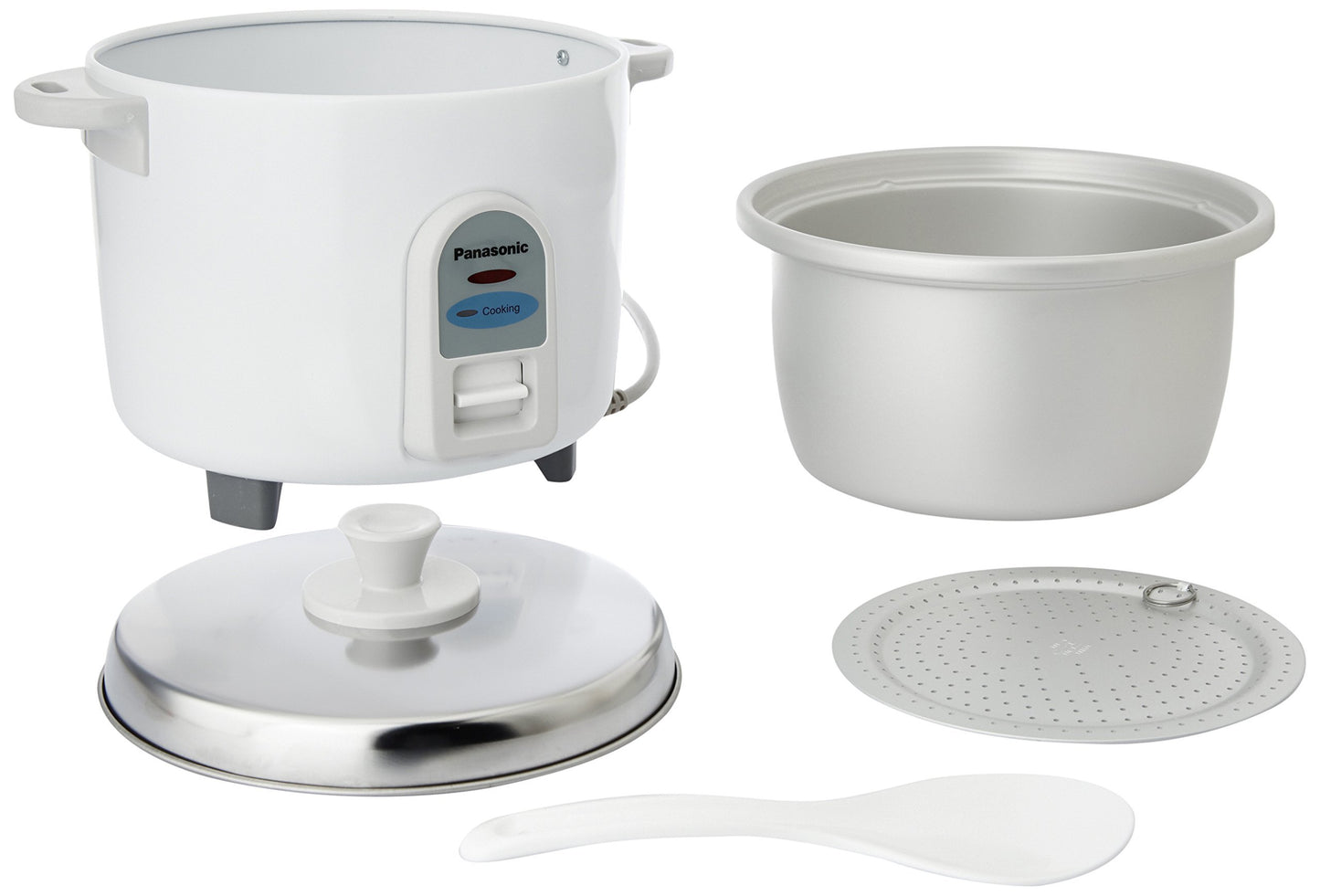 Panasonic SRWA 18 1.8 Liter Automatic Rice Cooker, white 
