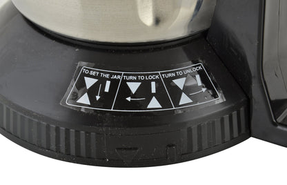 Panasonic Stainless Steel Multi Jar for Dry/Wet Grinding MX-AC-310 0.6 Litre (Black) Suitable for All Panasonic MX-AC Series Mixer Grinder 