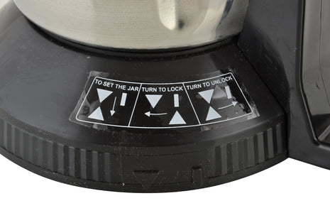 Panasonic Stainless Steel Multi Jar for Dry/Wet Grinding MX-AC-310 0.6 Litre (Black) Suitable for All Panasonic MX-AC Series Mixer Grinder 