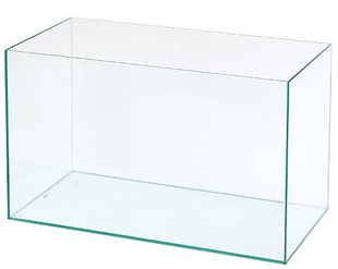 Parko Home Decoration Turtle Aquarium Tank Beautiful Fashion Clear Glass Mini Fish Tank Aqua Habitat Aquarium Tank Only Rust Resistant (Colour May Vary) (9x9x12 Inches) 15L 