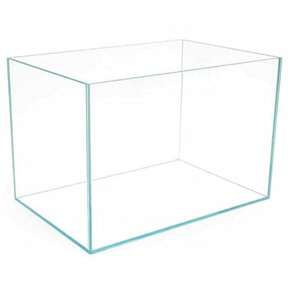 Parko Home Decoration Turtle Aquarium Tank Beautiful Fashion Clear Glass Mini Fish Tank Aqua Habitat Aquarium Tank Only Rust Resistant (Colour May Vary) (9x9x12 Inches) 15L 