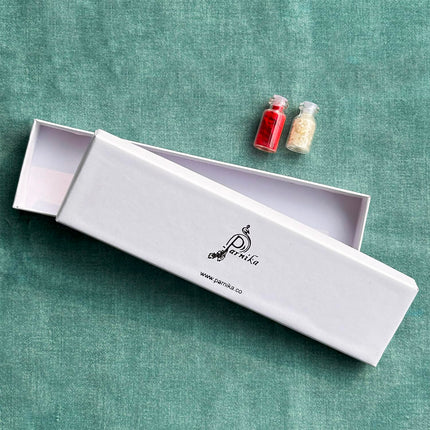 Parnika 925 Om Ganesha Rudraksha Infinity Bro Shiv Bhai Adjustable Silver Rakhi Bracelet For Brother in 92.5 Sterling Silver for Boys and Men | Chandi ki Rakhi | Gift Box Roli Chawal (Ganeshji CZ) 