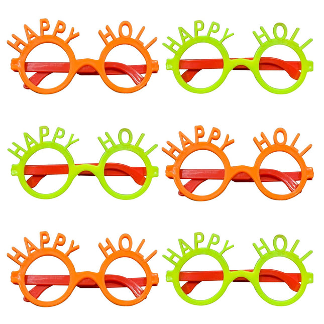 Party Propz Happy Holi Goggles - Set of 6 Pcs, Holi Party Eyewear, Holi Goggles for Kids, Funky Holi Goggles for Women and Men, Colorful Holi Theme Glasses for Holi Festival, Goggles for Holi 