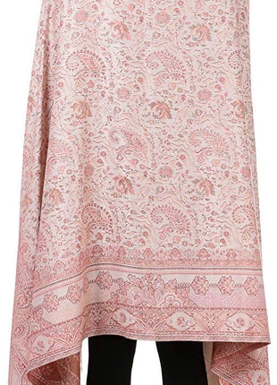 Pashtush Womens Jamawar Shawl Parent (Ivory) 