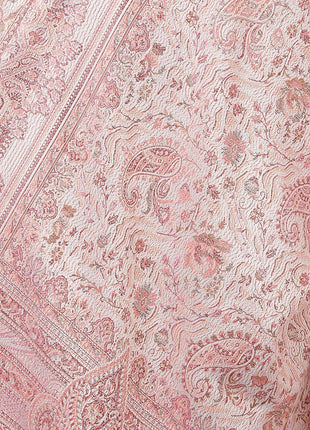 Pashtush Womens Jamawar Shawl Parent (Ivory) 