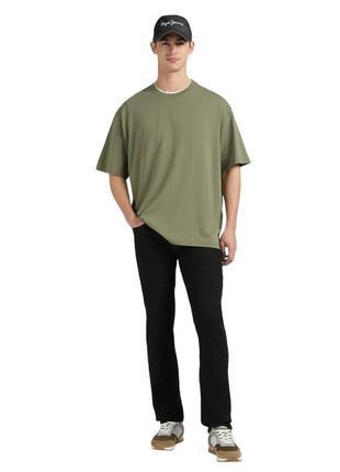 Pepe Jeans Men's Regular Jeans (PM208910G153_Jet Black 